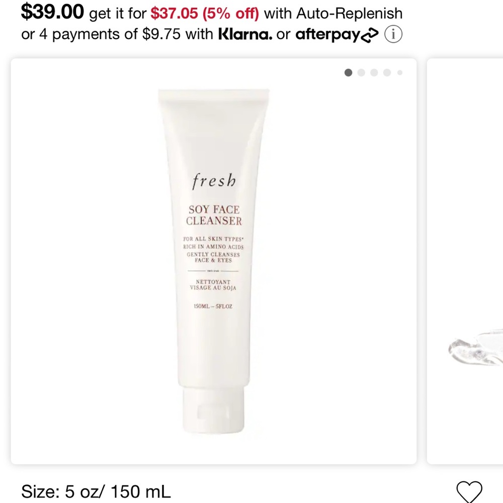 Fresh Soy Face Cleanser